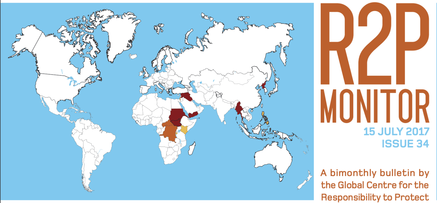 R2P Monitor, Issue 34, 15 July 2017