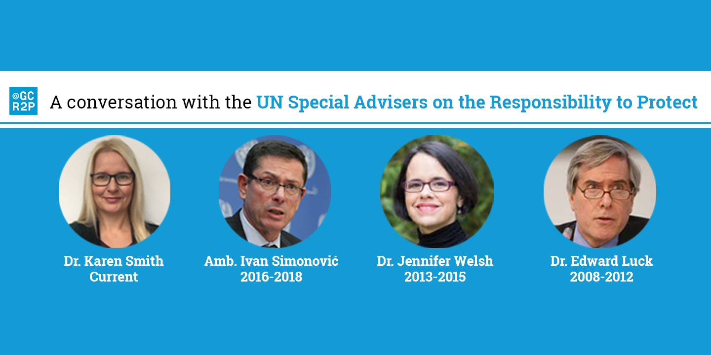 A conversation with the UN Special Advisers on the Responsibility to Protect