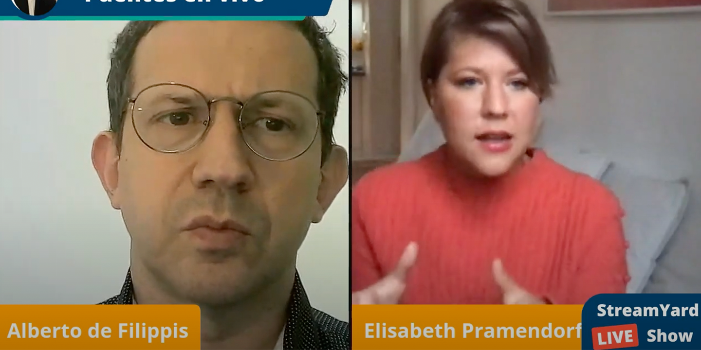 Elisabeth Pramendorfer interviewed by Alberto de Filippis on the situation in Venezuela