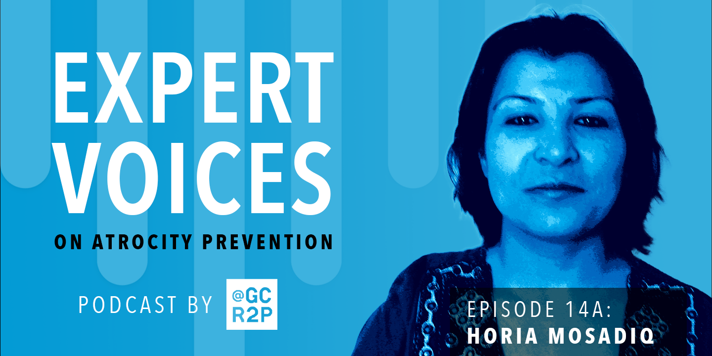 Expert Voices on Atrocity Prevention Episode 14A: Horia Mosadiq