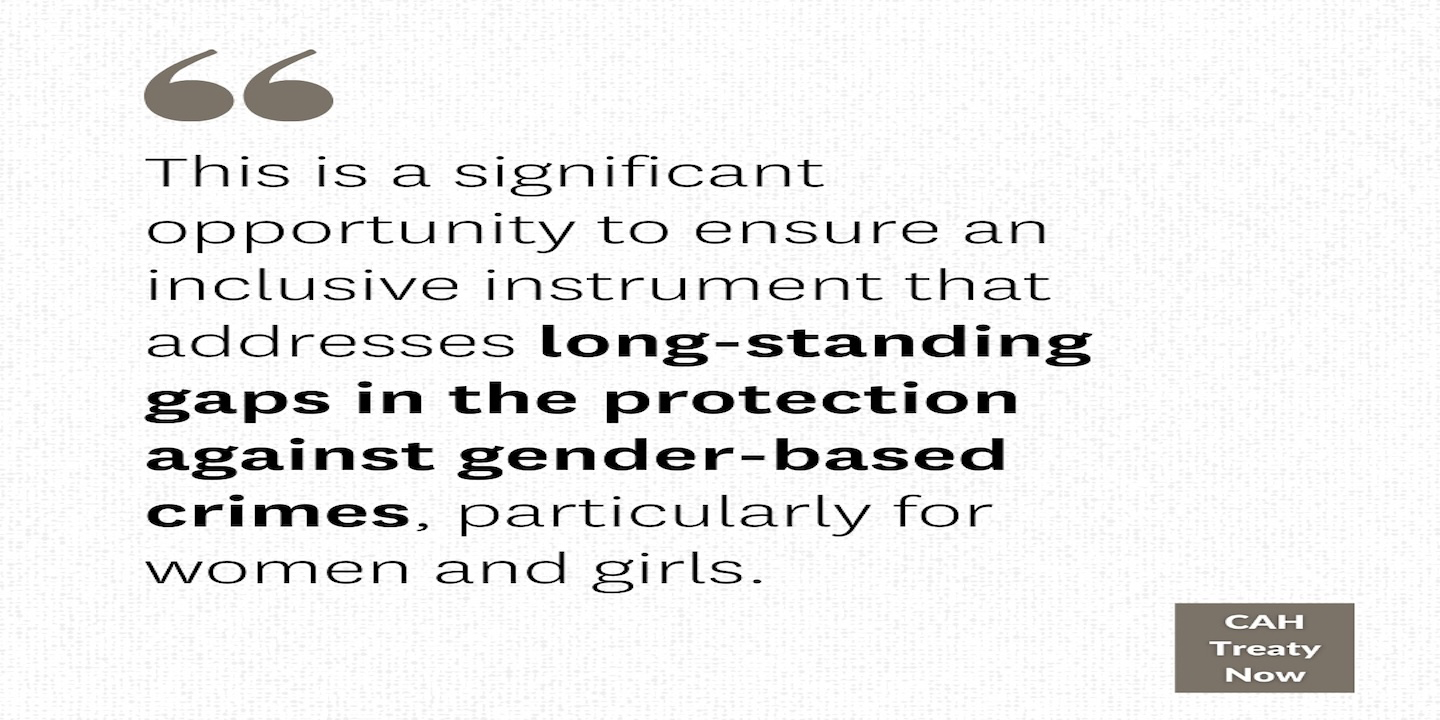 Advancing Gender Justice in the Crimes Against Humanity Convention: A Declaration