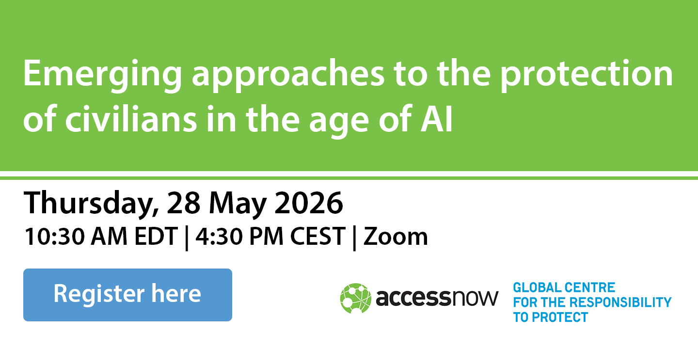 Emerging approaches to the protection of civilians in the age of AI