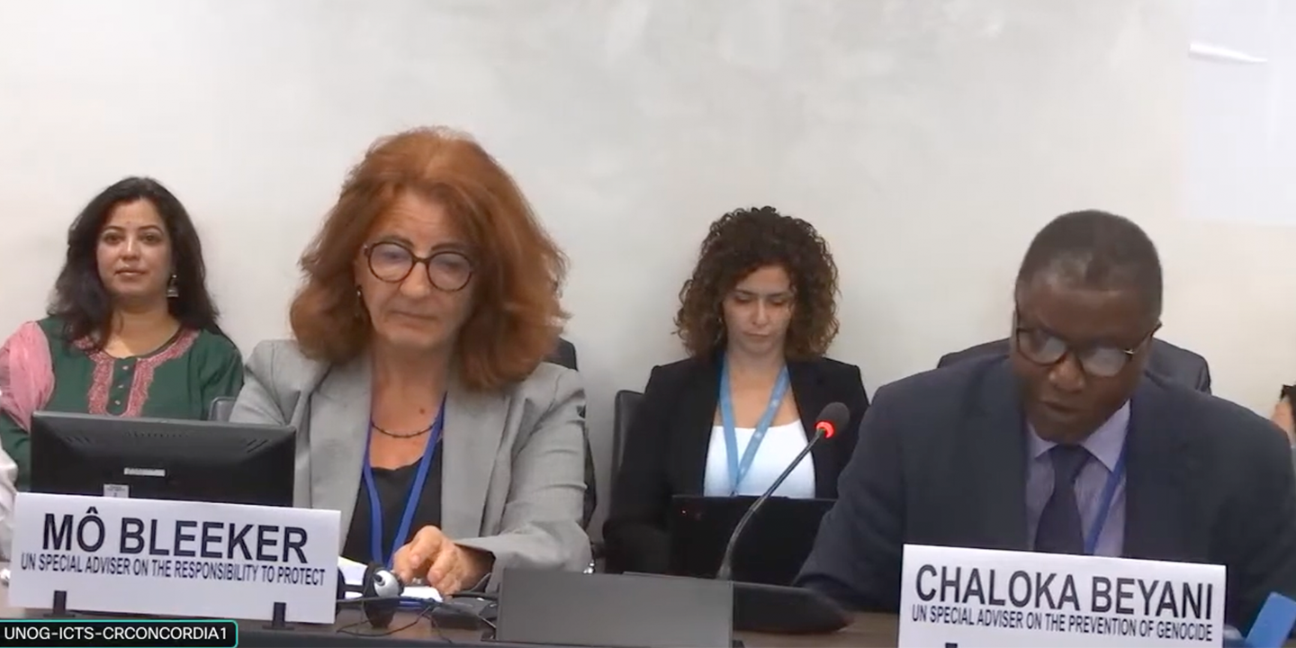 The Prevention of Genocide and Other Atrocity Crimes:  Building effective linkages between the work of the Human Rights Council and atrocity  prevention efforts